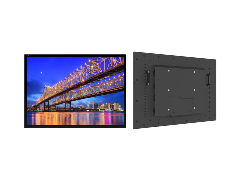 Outdoor digital displays designed in landscape orientation